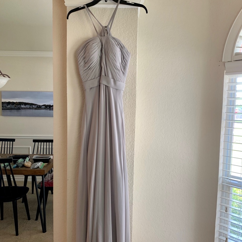 Azazie Bridesmaid Dress Silver